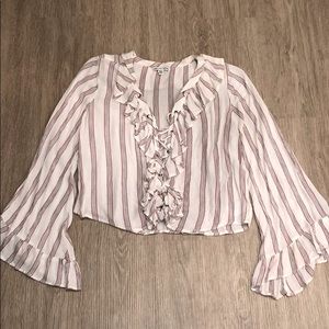 American Eagle Outfitters Striped Blouse